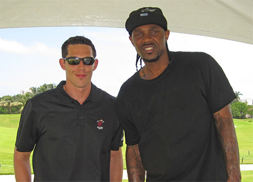 Nicholas Hale & Udonis Haslem Nicholas Hale & Udonis Haslem