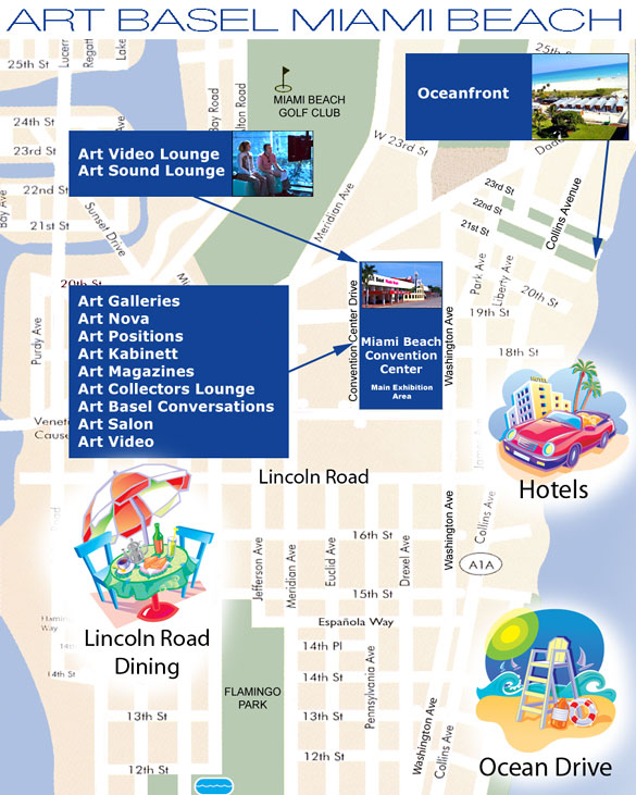 Art Basel Miami Beach Map